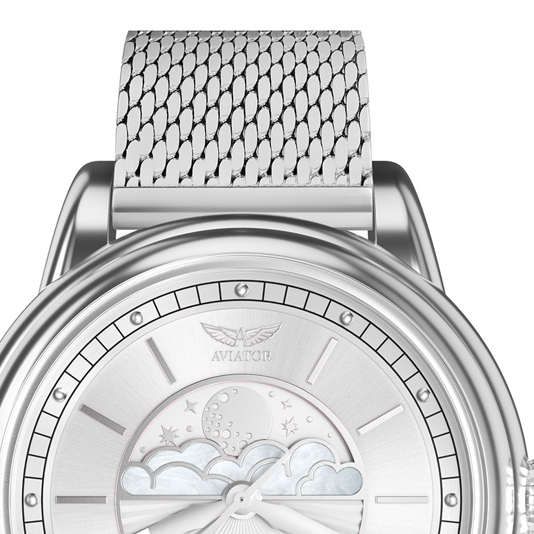 Aviator DOUGLAS Moonflight V.1.33.0.250.5 - zegarek damski 3