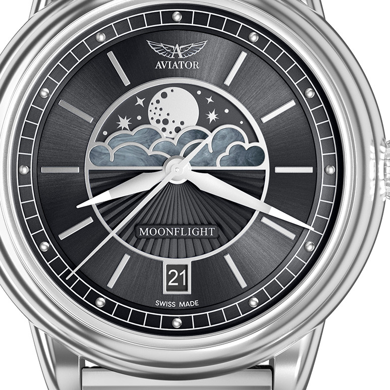 Aviator DOUGLAS Moonflight V.1.33.0.252.5 - zegarek damski 2