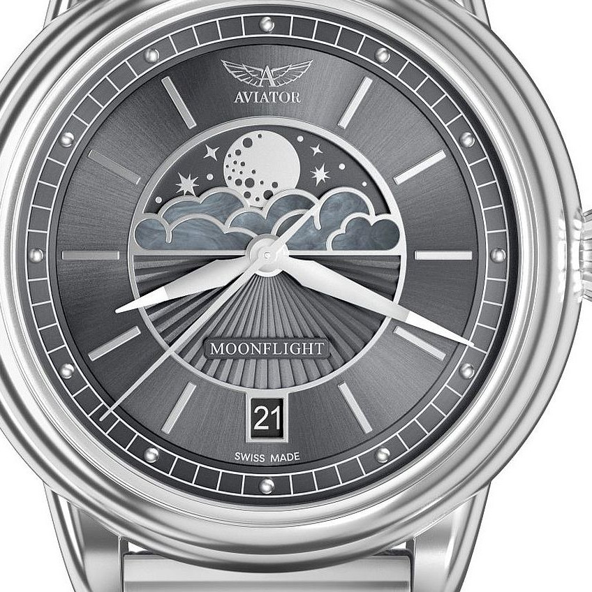 Aviator DOUGLAS Moonflight V.1.33.0.254.5 - zegarek damski 2