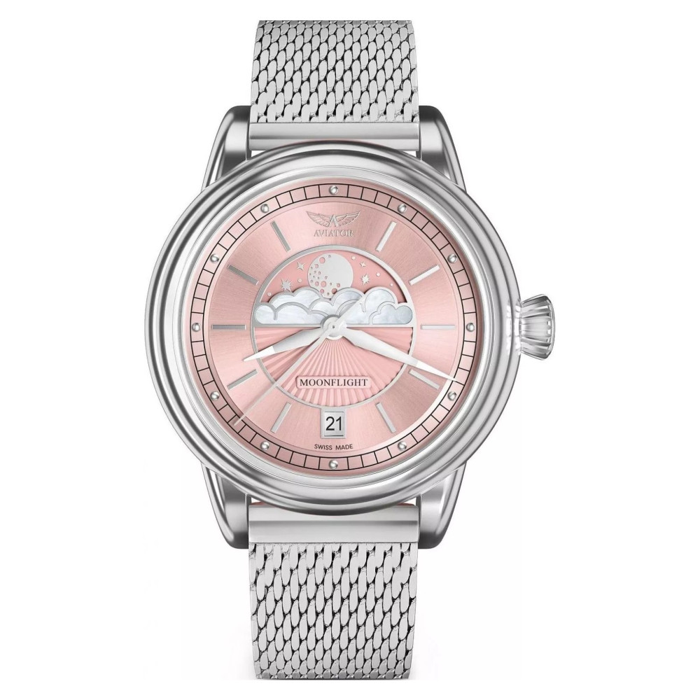 Aviator DOUGLAS Moonflight V.1.33.0.257.5 - zegarek damski 7