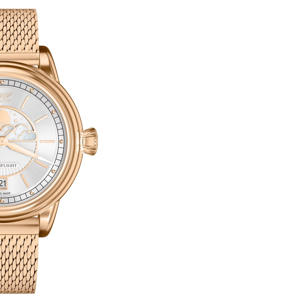 Aviator DOUGLAS Moonflight V.1.33.2.251.5 - zegarek damski 6