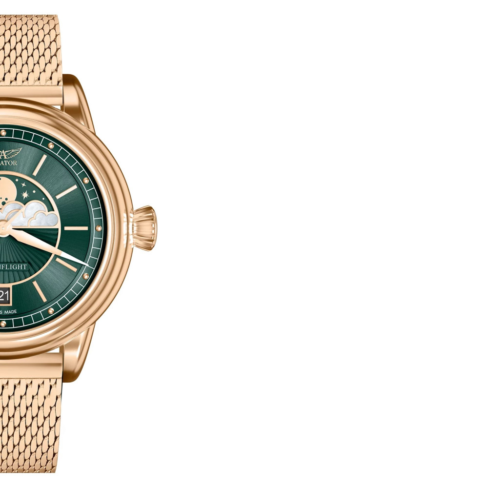 Aviator DOUGLAS Moonflight V.1.33.2.263.5 - zegarek damski 6