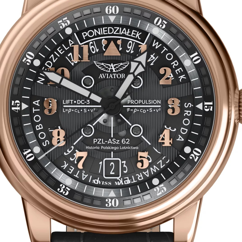 Aviator DOUGLAS V.3.36.2.294.4 PL - zegarek męski 2