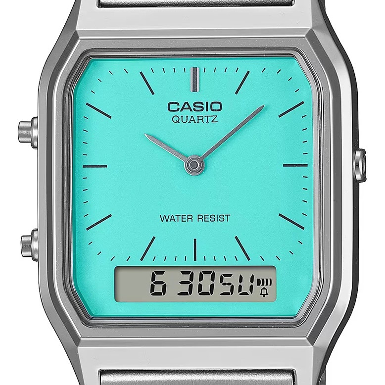 Casio Vintage AQ-230A-2A2MQ - zegarek męski 2