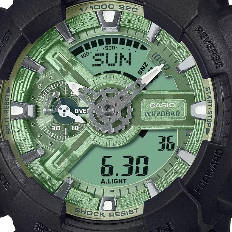 G-shock ORIGINAL GA-110CD-1A3 - zegarek męski 2