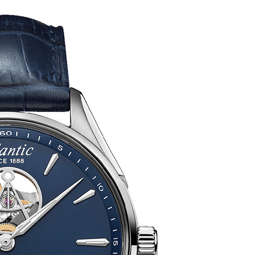 Atlantic Worldmaster Open Heart Limited Edition 52780.41.51 - zegarek męski 5