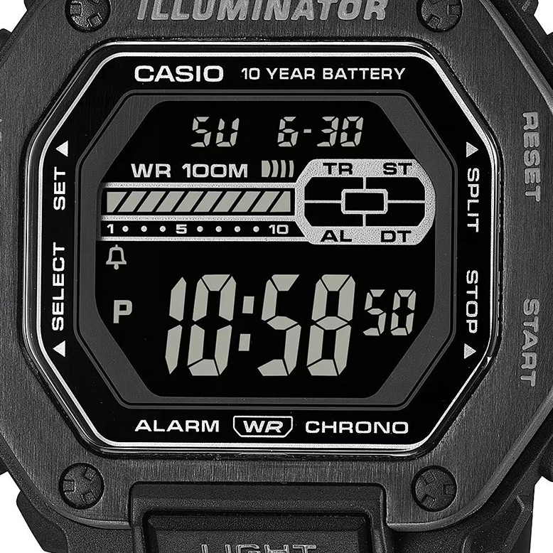 Casio Digital  MWD-110HB-1B - zegarek męski 2