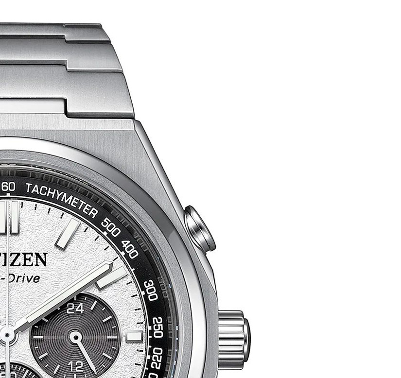 Citizen Super Titanium Chronograph CA4610-85A - zegarek męski 5