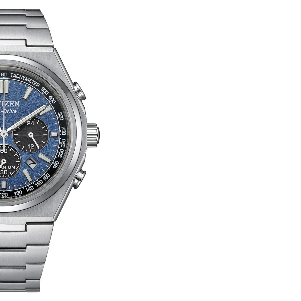 Citizen Super Titanium Chronograph CA4610-85L - zegarek męski 6