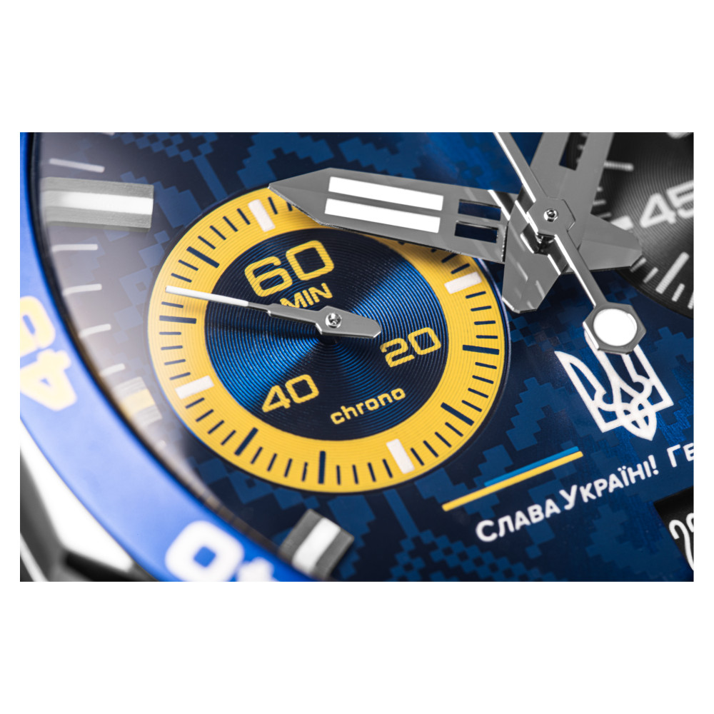 Vostok Europe STANDS FOR UKRAINE 6S21-225A466 - zegarek męski 8