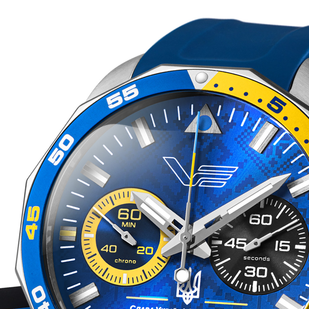 Vostok Europe STANDS FOR UKRAINE 6S21-225A466 - zegarek męski 3