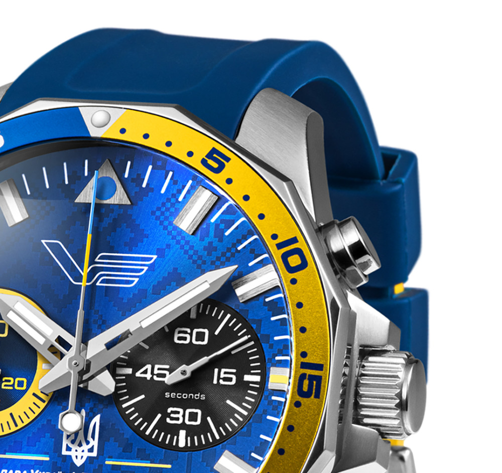 Vostok Europe STANDS FOR UKRAINE 6S21-225A466 - zegarek męski 5