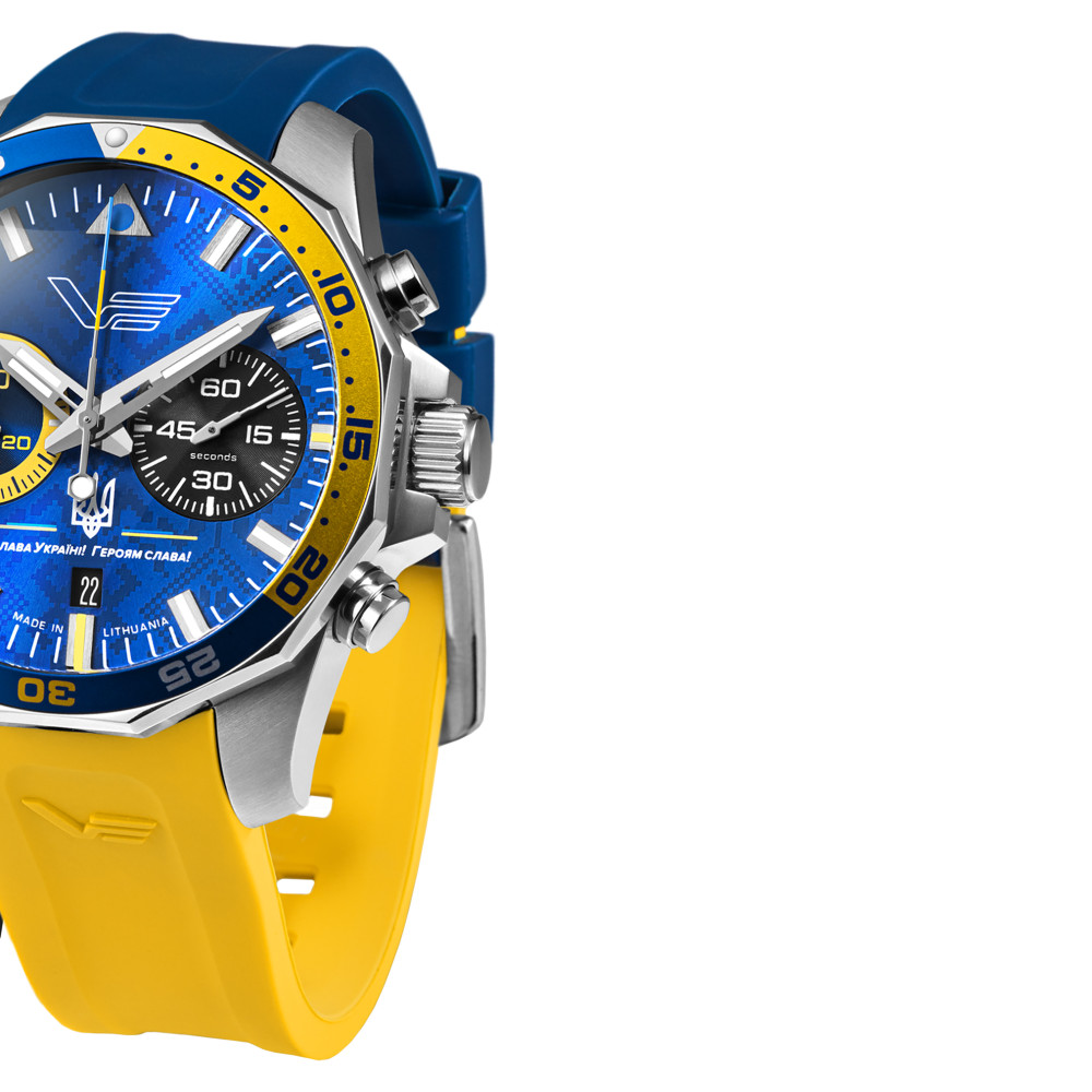 Vostok Europe STANDS FOR UKRAINE 6S21-225A466 - zegarek męski 6