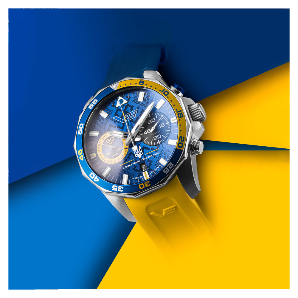 Vostok Europe STANDS FOR UKRAINE 6S21-225A466 - zegarek męski 13