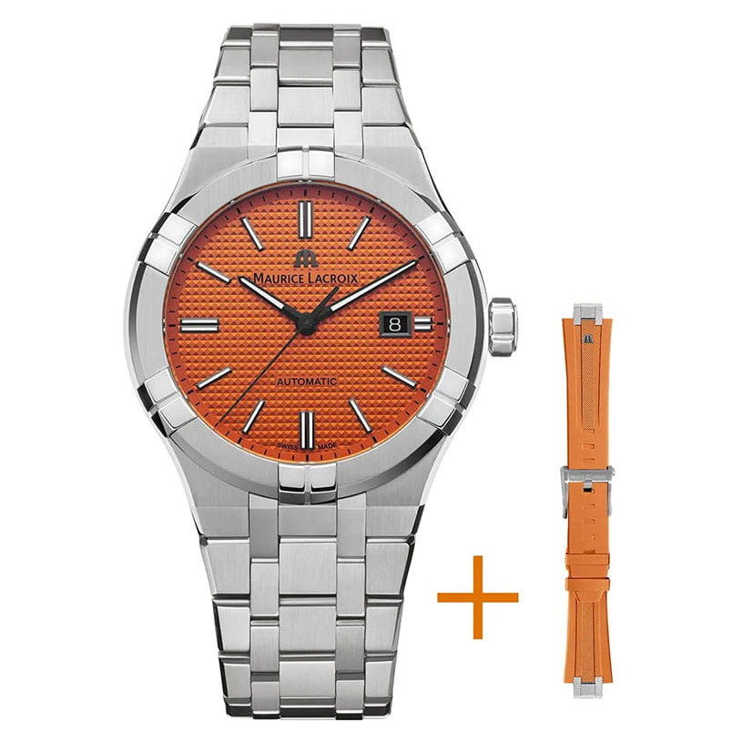 Maurice Lacroix AIKON AI6008-SS00F-530-E - zegarek męski 7