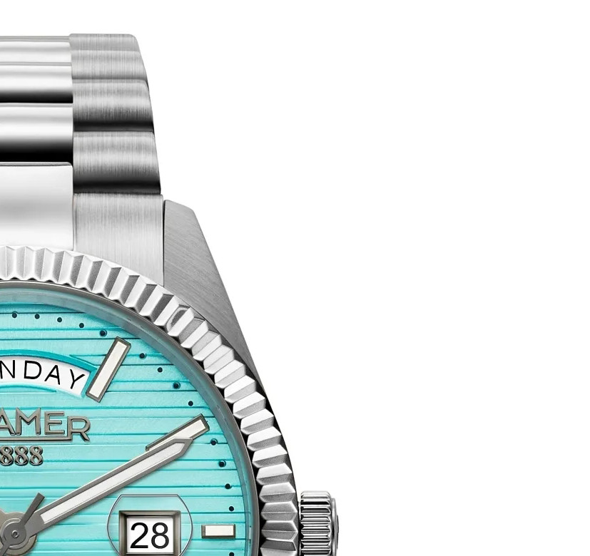 Roamer Primeline Daydate II 981666 41 05 50 - zegarek męski 5