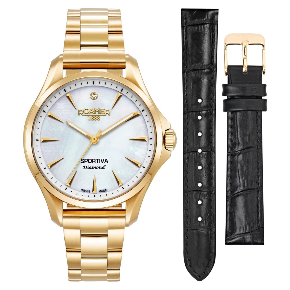 Roamer Sportiva Diamond 865847 48 20 50 - zegarek damski 7