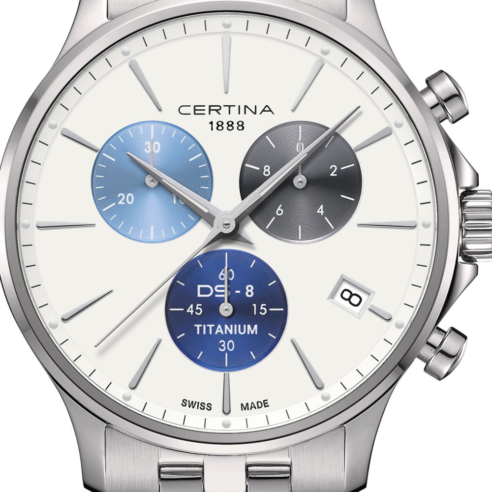 Certina DS-8 Chrono C045.417.44.011.00 - zegarek męski 2
