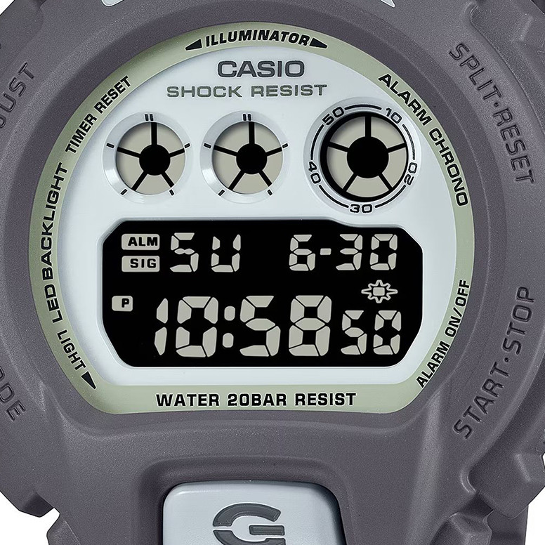 G-shock HIDDEN GLOW DW-6900HD-8E - zegarek męski 2