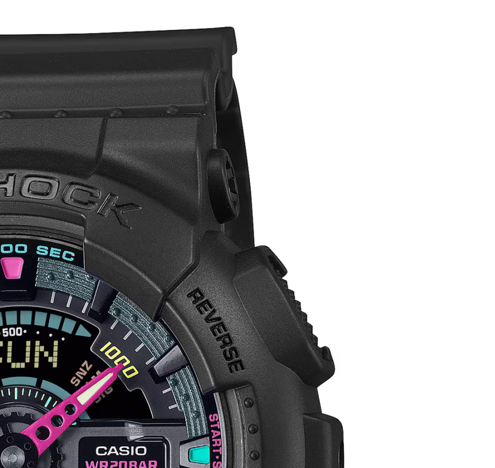 G-shock MULTI-FLUORESCENT ACCENTS GA-110MF-1A - zegarek męski 5