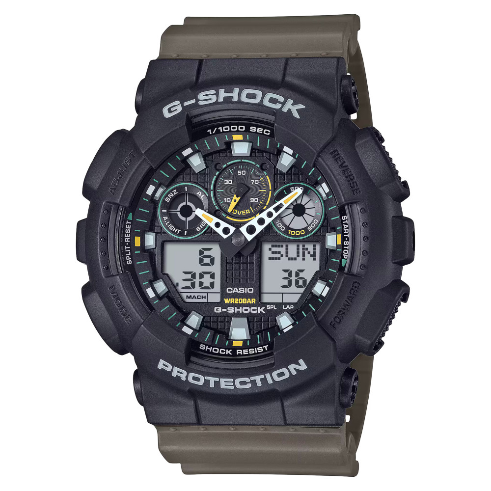 G-shock TWO TONE UTILITY COLOR GA-100TU-1A3 - zegarek męski 1