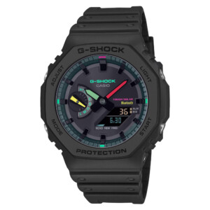 G-shock MULTI-FLUORESCENT ACCENTS GA-B2100MF-1A - zegarek męski