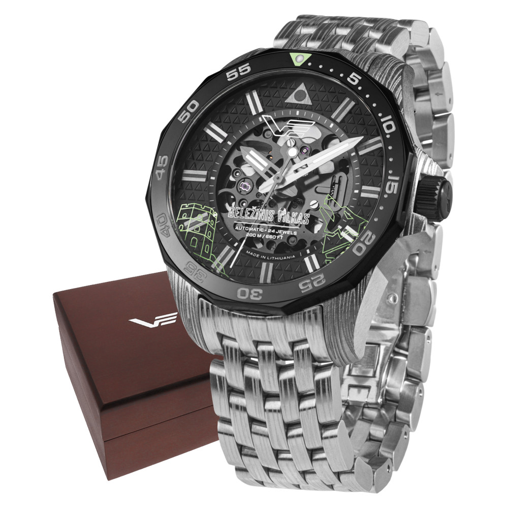 Vostok Europe Europe Gelezinis NH72-225E764B - zegarek męski 7