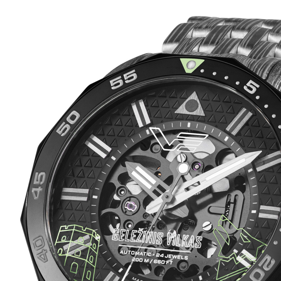 Vostok Europe Europe Gelezinis NH72-225E764B - zegarek męski 3