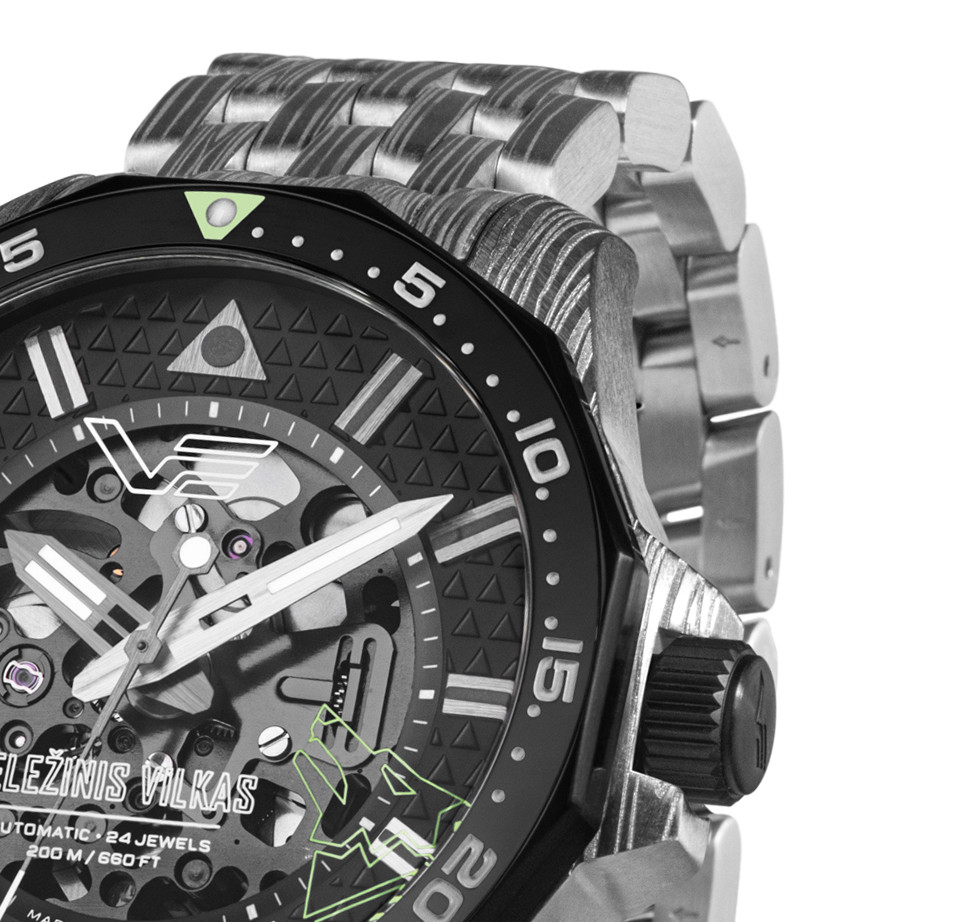 Vostok Europe Europe Gelezinis NH72-225E764B - zegarek męski 5