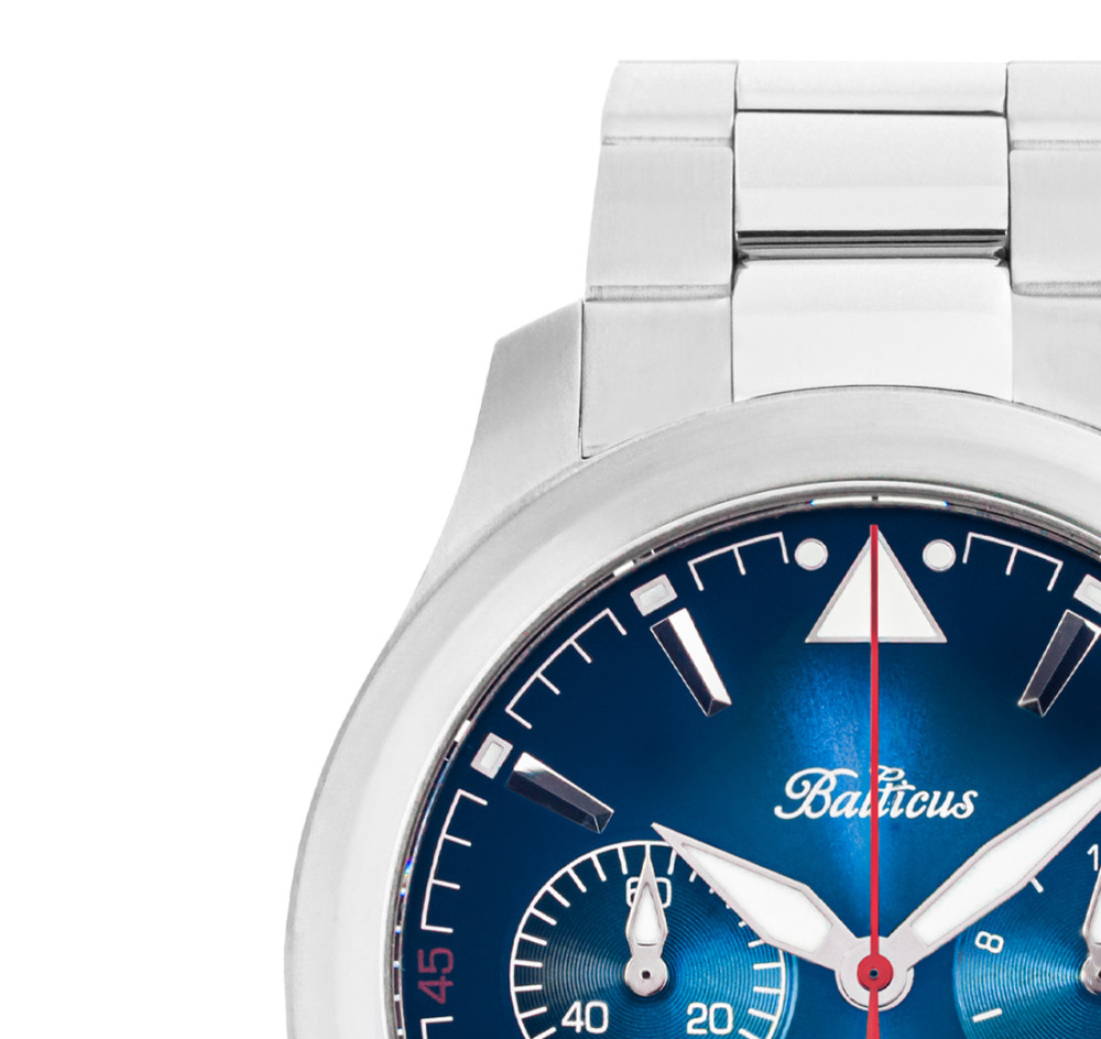 Balticus Flying Seal BALFSQCHBLU - zegarek męski 4