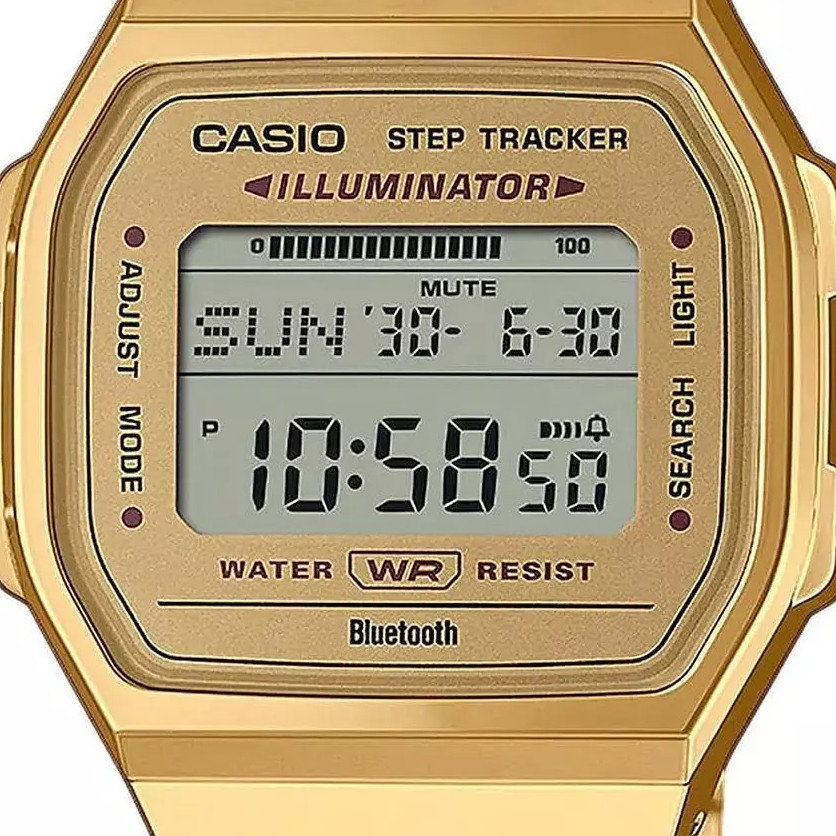 Casio Digital Bluetooth ABL-100WEG-9A - zegarek damski 2