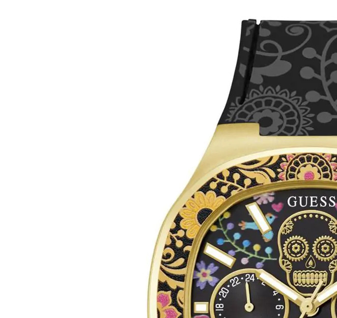 Guess Black Silicone GW0784G1 - zegarek męski 4