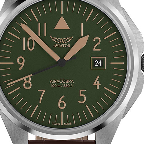 Aviator Airacobra 43 Type A V.1.38.0.330.4 - zegarek męski 2