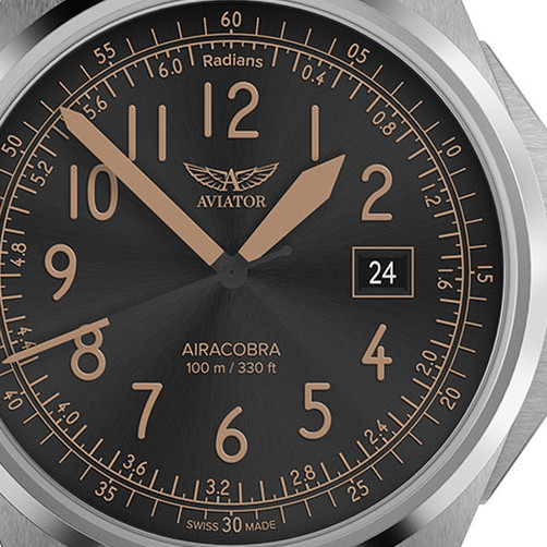 Aviator Airacobra 43 Type B V.1.38.0.323.5 - zegarek męski 2