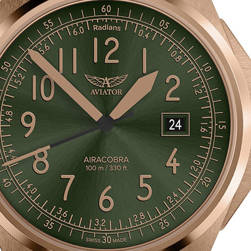 Aviator Airacobra 43 Type B V.1.38.2.329.5 - zegarek męski 2