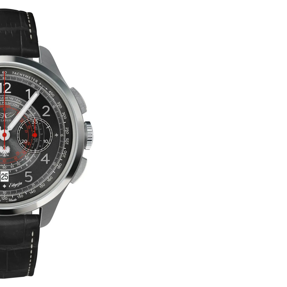 Aviator Heritage Chronograph Trimeter Polska Edycja V.4.40.0.350.4 PL - zegarek męski 6