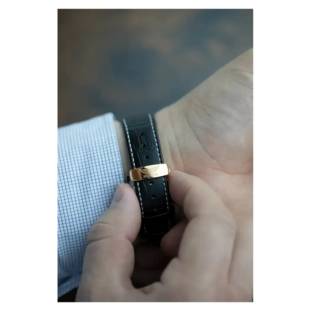 Aviator Heritage Chronograph Trimeter Polska Edycja V.4.40.2.353.4 PL - zegarek męski 13