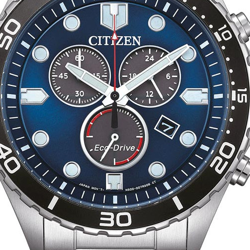 Citizen AT2560-84L Aqua Chronograph   - zegarek męski 2
