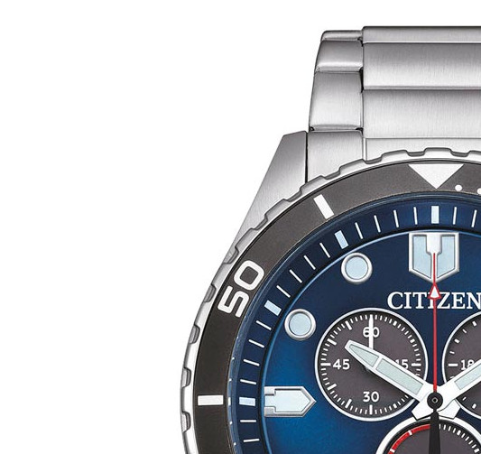 Citizen AT2560-84L Aqua Chronograph   - zegarek męski 4