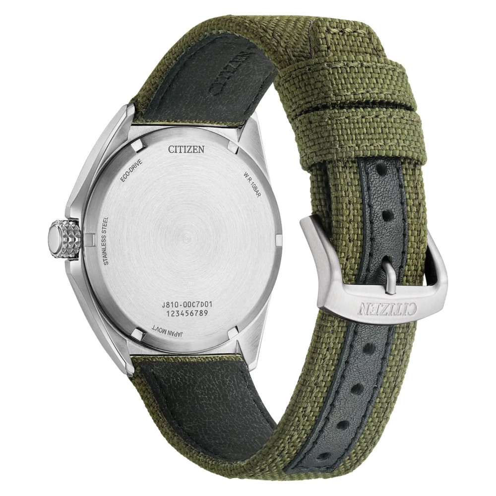 Citizen Military AW1571-09A –  Eco-Drive z białą tarczą 8