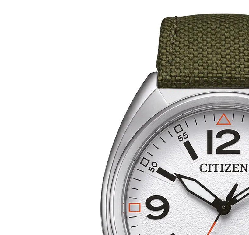 Citizen Military AW1571-09A –  Eco-Drive z białą tarczą 4