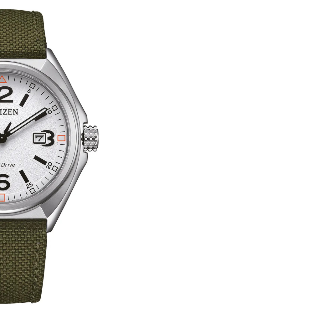 Citizen Military AW1571-09A –  Eco-Drive z białą tarczą 6