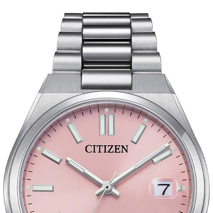 Citizen Tsuyosa NJ0200-50Z – unisexowy  automatyczny z różową tarczą 3