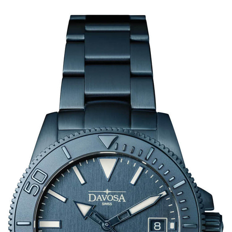 Davosa Argonautic 39 Monorchome Limited Edition 161.540.40 - zegarek męski 3