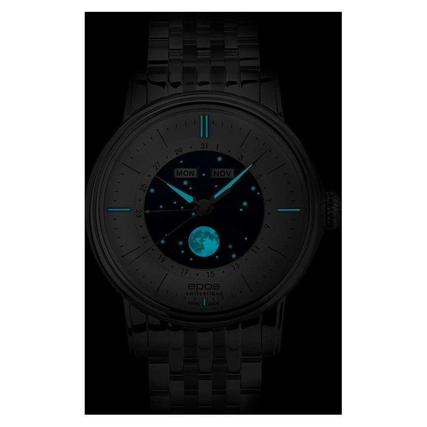 Epos 3439.322.20.18.30 Oeuvre D'Art Classic - zegarek męski 9