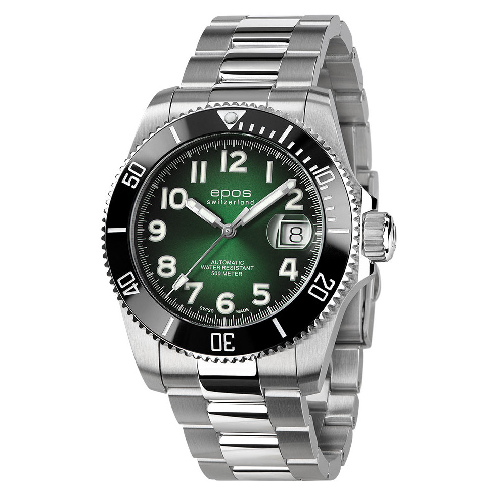 Epos 3504.131.80.33.90 Sportive Diver Titanium - zegarek męski 1