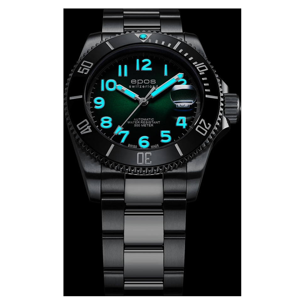 Epos 3504.131.80.33.90 Sportive Diver Titanium - zegarek męski 10