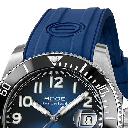 Epos 3504.131.80.36.56 Sportive Diver Titanium - zegarek męski 3