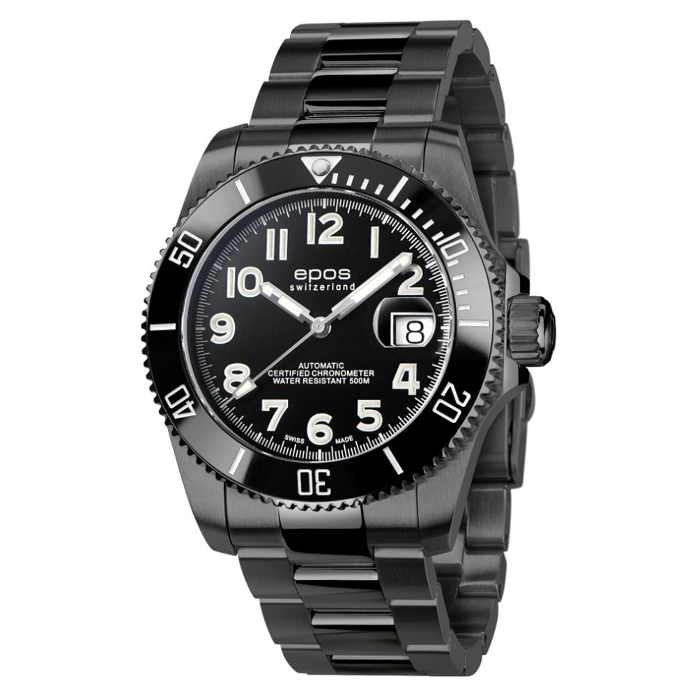 Epos 3504.138.85.35.95 Sportive Diver Titanium COSC Limited Edition - zegarek męski 1
