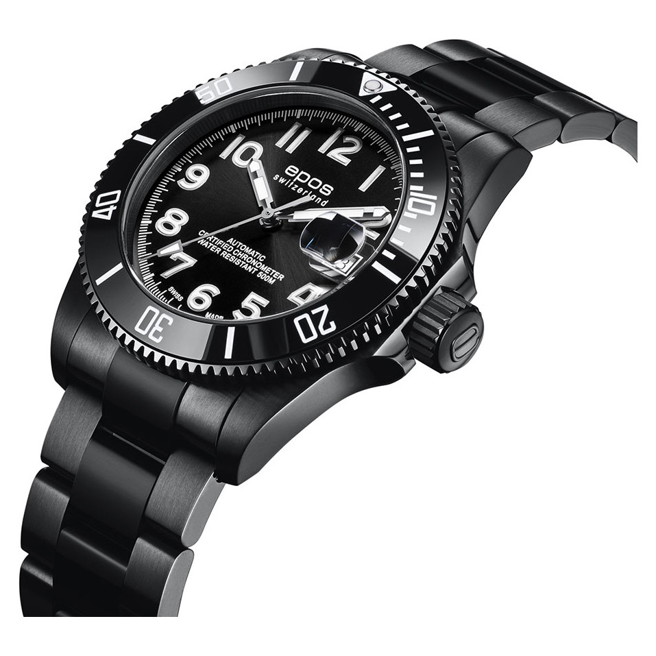 Epos 3504.138.85.35.95 Sportive Diver Titanium COSC Limited Edition - zegarek męski 9